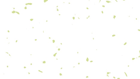 abstract animation of green shapes moving on white background. seamless loop animated background, wallpaper.