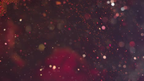 Liquid red particle chain reaction abstract texture background