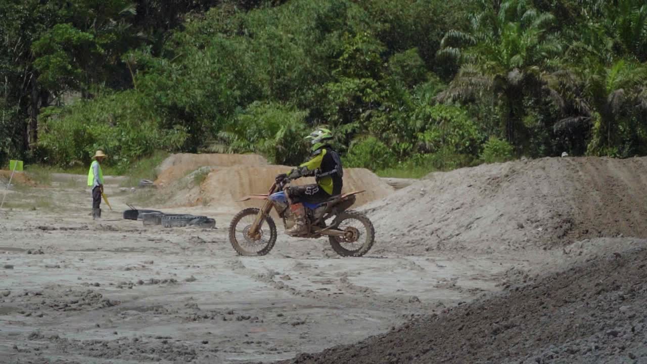 Serikin Bau Motocross,Dirt Bike Race,Kuching,Borneo.