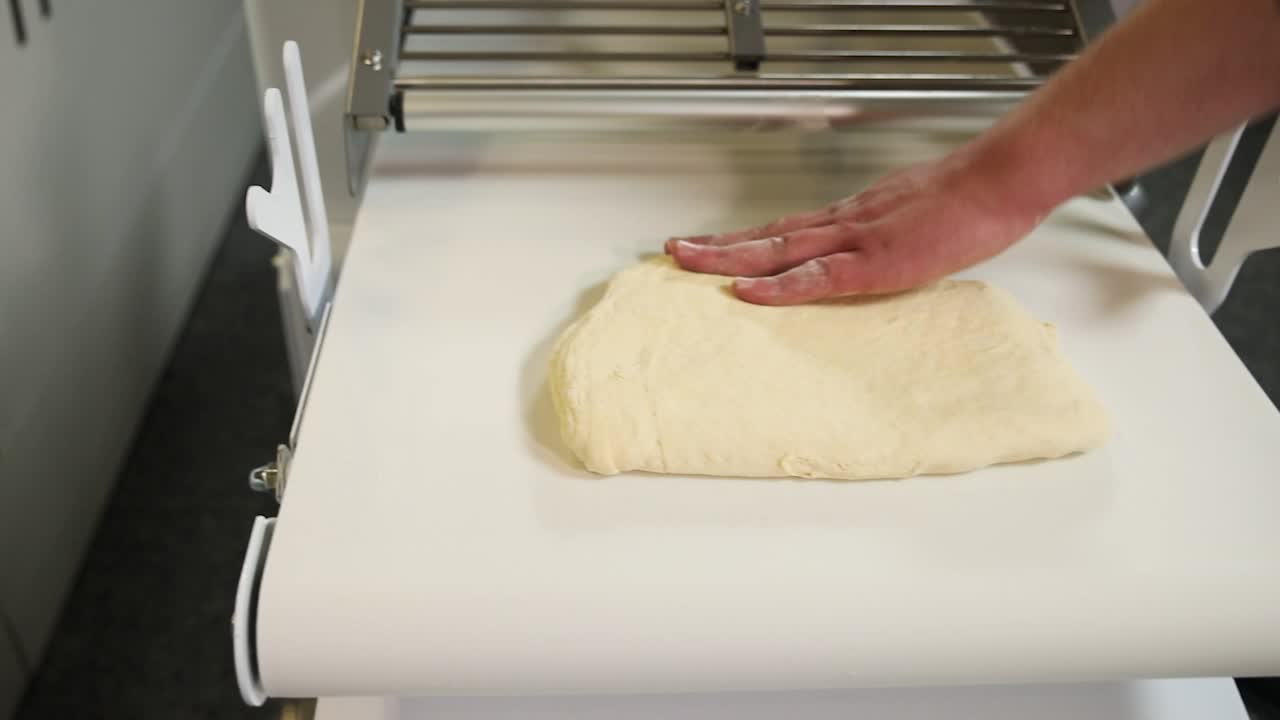 Rolling Dough on a Commercial Machine