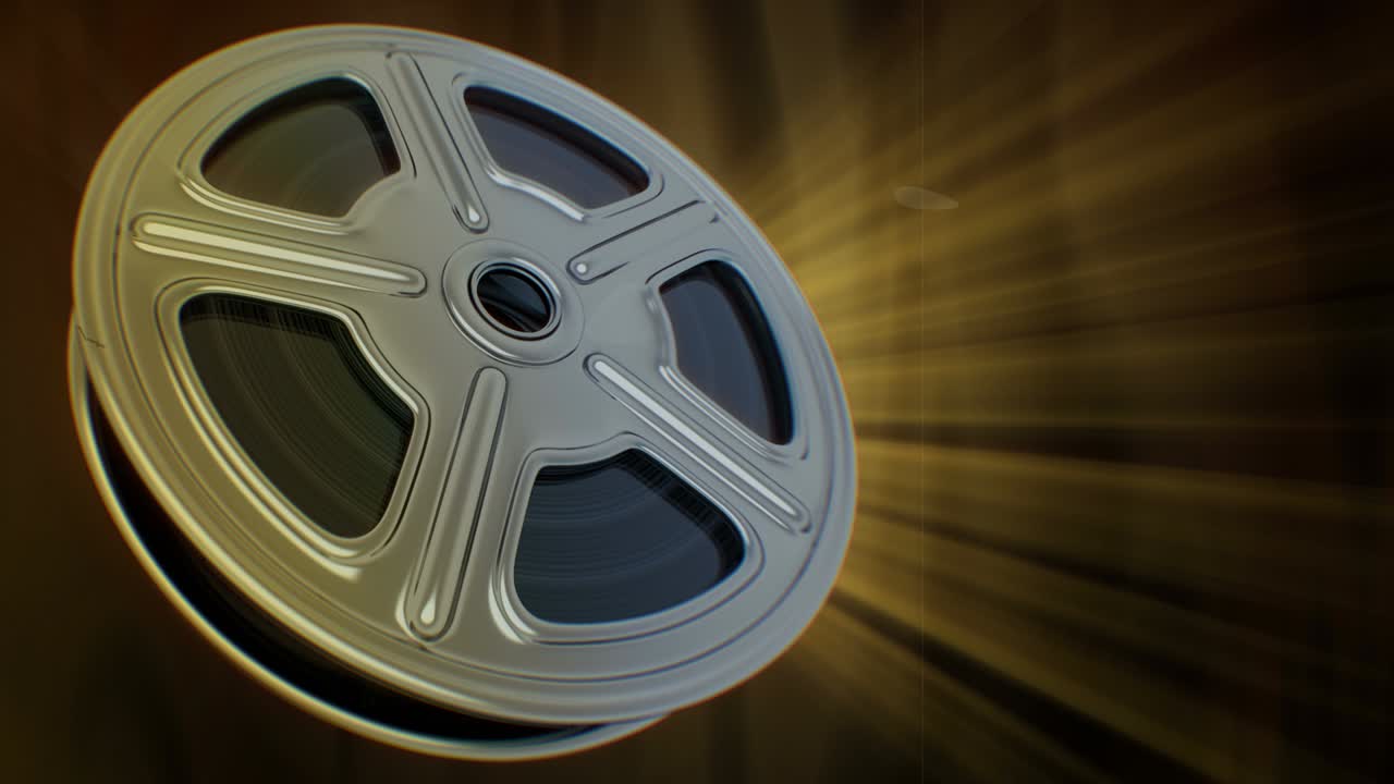 오래된 영화 릴 배경 4k