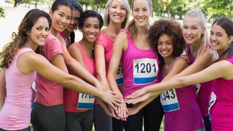 Animación-De-Un-Grupo-Diverso-De-Mujeres-Sonrientes