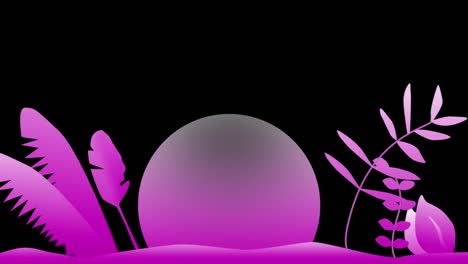 animación de formas en movimiento sobre fondo negro