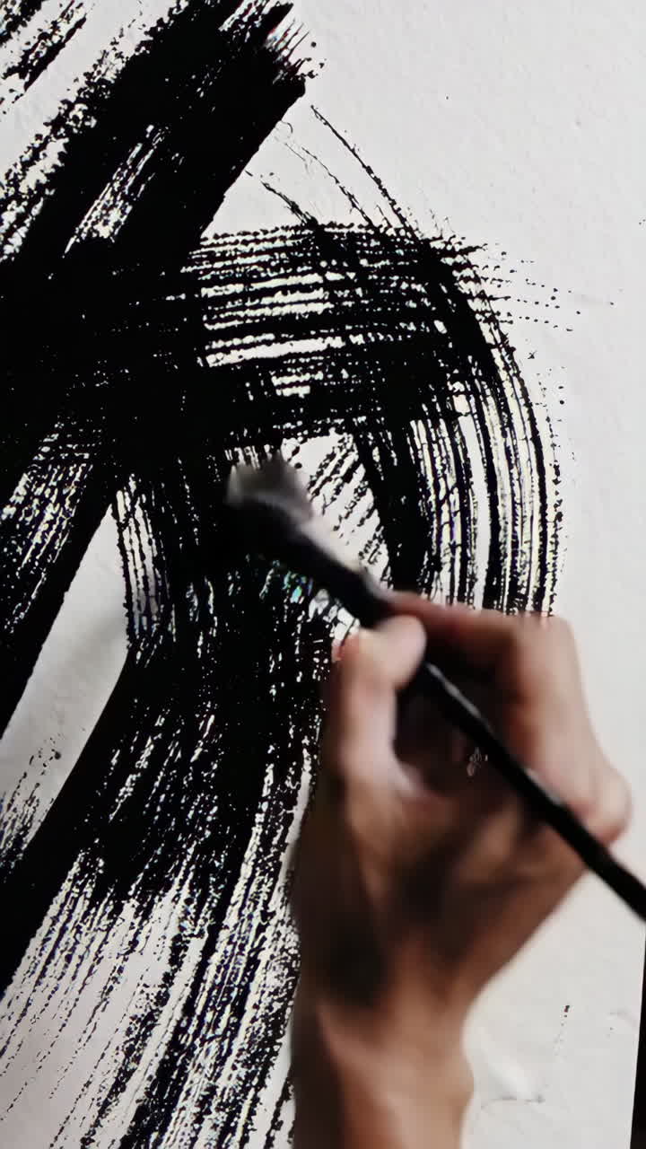 Hand Painting Abstract Art