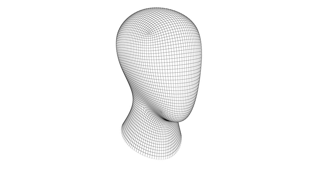 머리의 메쉬는 4k 해상도를 가지고 있습니다.