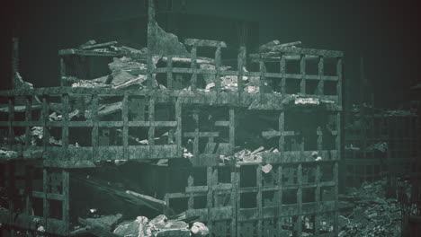 abandoned structure submerged underwater reveals remnants of lost history