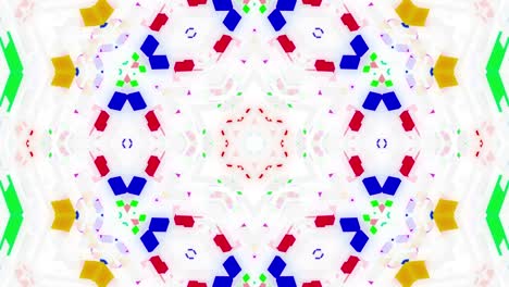 4k fondo de ciencia ficción blanco con bucles abstractos. patrón geométrico simétrico como mandala con inserciones multicolores en vidrio blanco mate. patrón como boceto de ciencia ficción. diseño creativo bg.