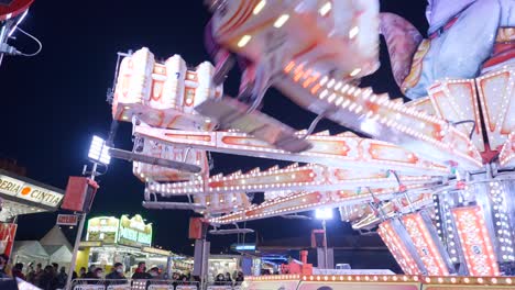 night amusement rides at a fair