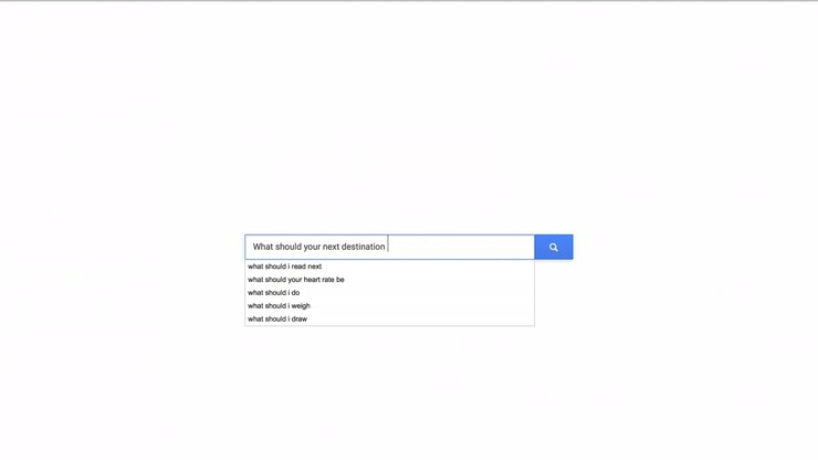 Web browser is used to find What should youre next destination be