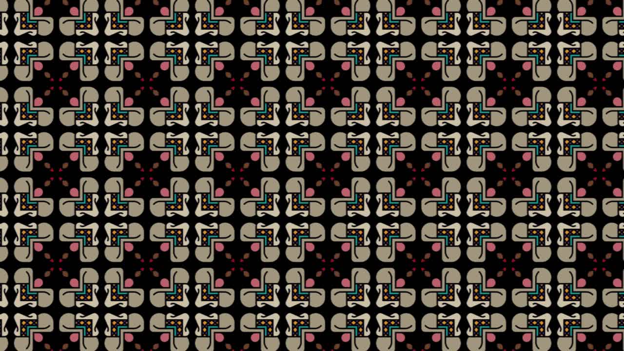 patrón de mosaico sin fisuras, principalmente a la sombra de negro