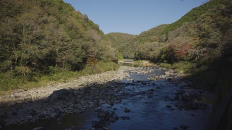 mukogawa in early autumn, hiking in hyogo japan