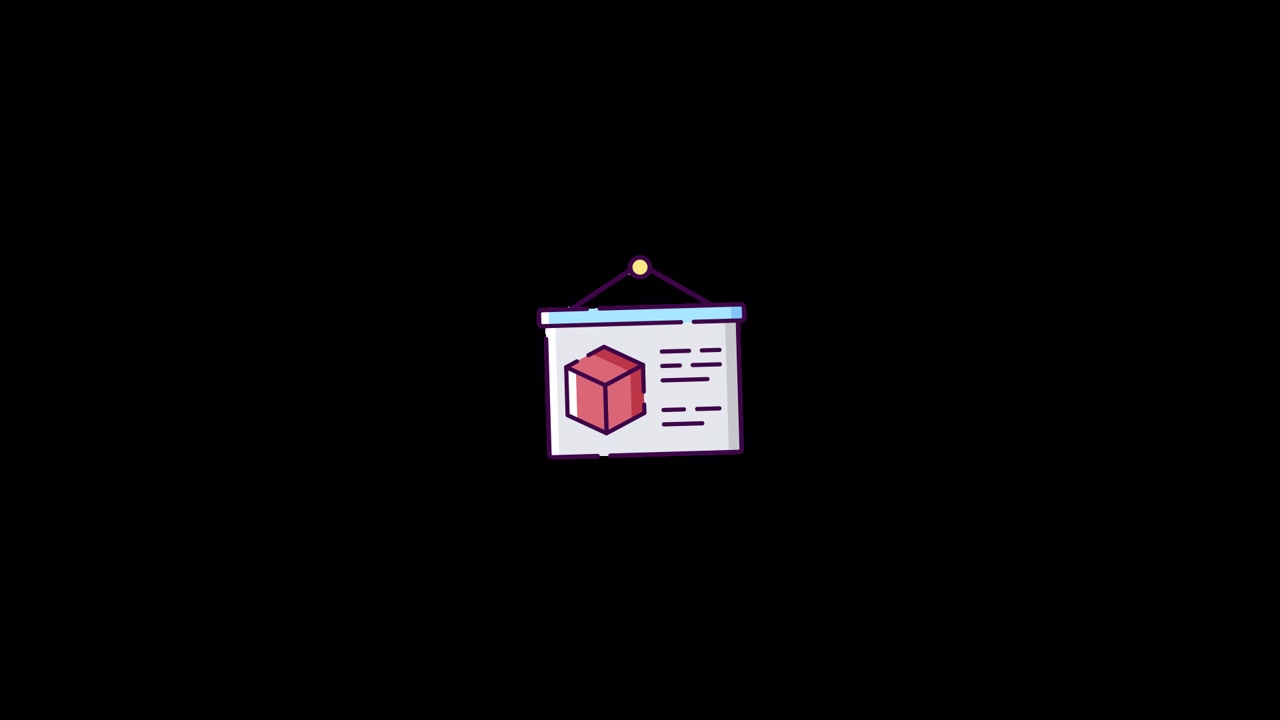 Presentation Icon animation