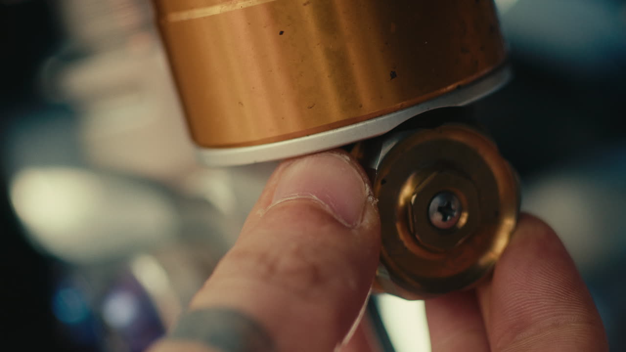 Adjusting Motorcycle Shock Absorber