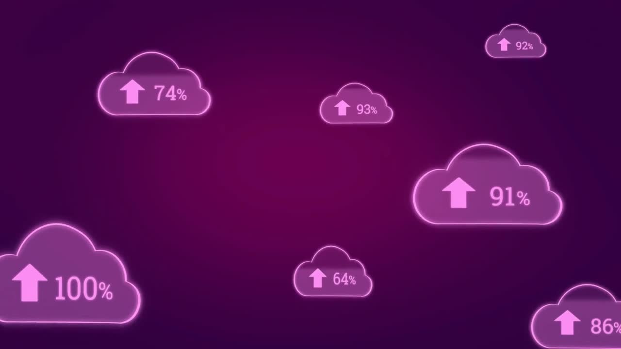 cargar nubes de progreso