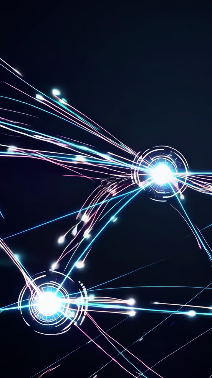 diseño de red futurista abstracto