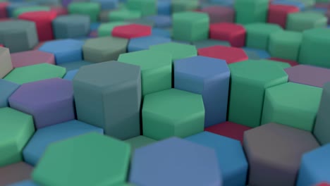 4k colorful abstract honeycomb grid.