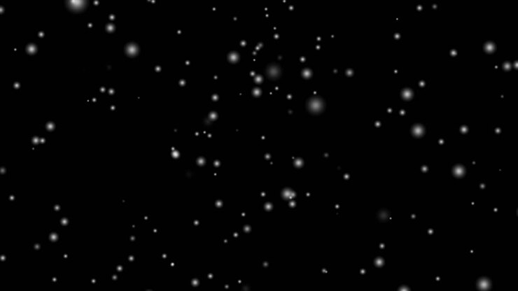 Animated snow effect for background video