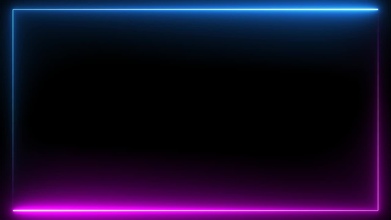 Neon blue and purple outlines create a vibrant, glowing effect, accentuating shapes and designs with a striking, futuristic aesthetic that evokes energy and creativity.