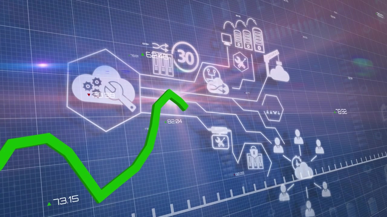Animazione di statistiche ed elaborazione dati su una paziente.