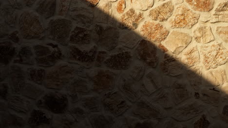stone wall with shadow
