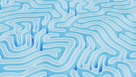 abstracte lijnen en curve lijnen, 3d rendering.