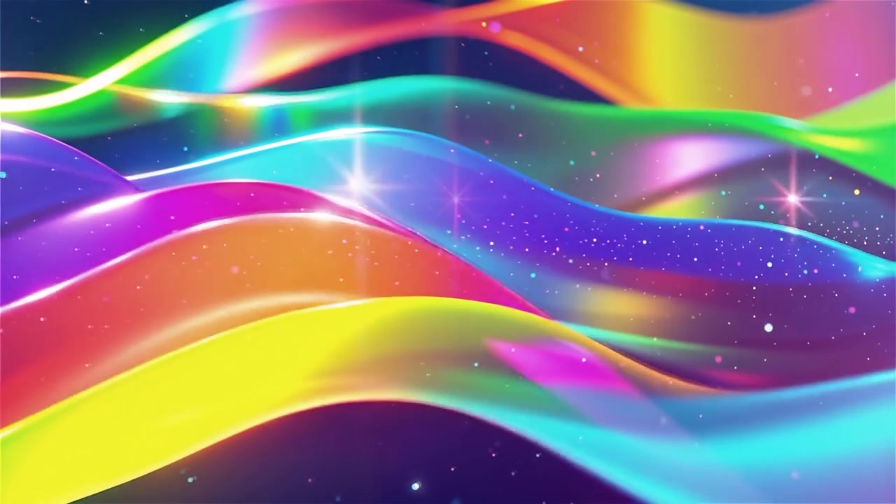 Sfondo astratto con onde di luce fluide.
