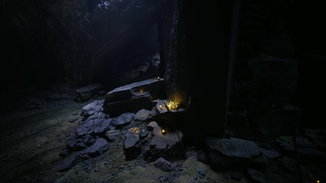 Whispered echoes fill chamber with sacred peace and solitude