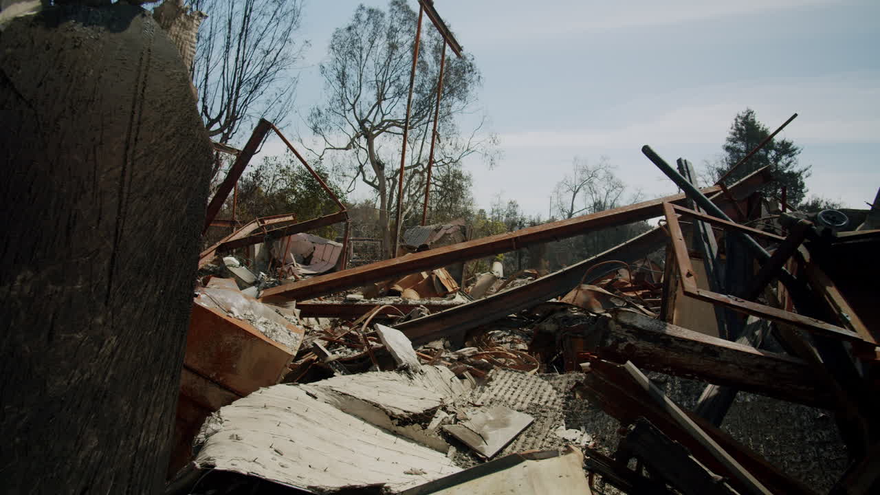 Remains of a Destroyed Building