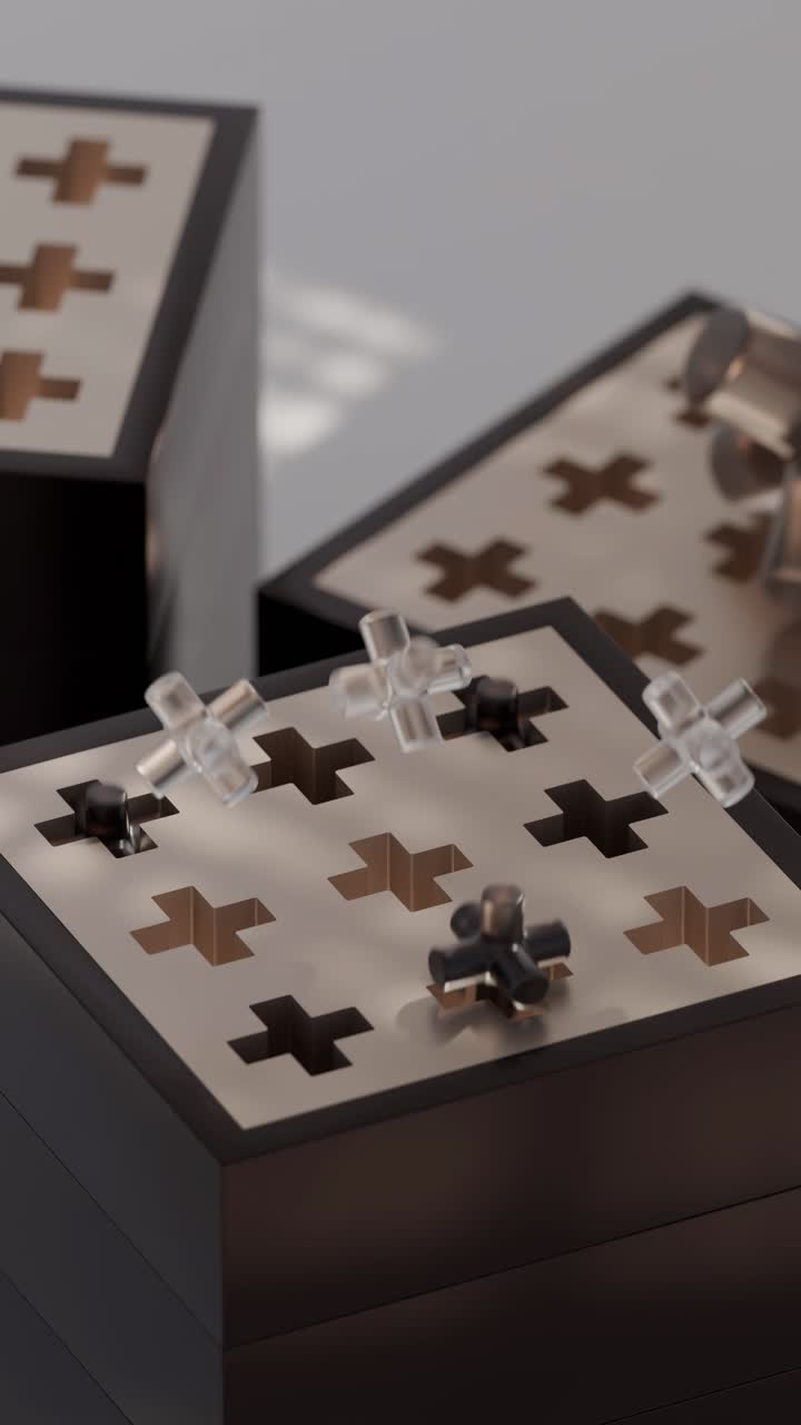 Abstract geometric toy game