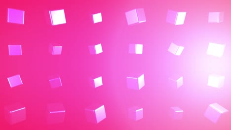 abstract pink cubes background