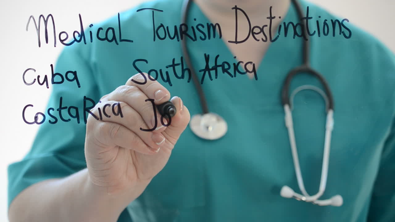 Turismo medico. Disegniamo con un pennarello.
