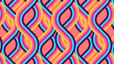 Motion-Graphic-of-Flat-retro-60's-or-70's-background-with-pattern