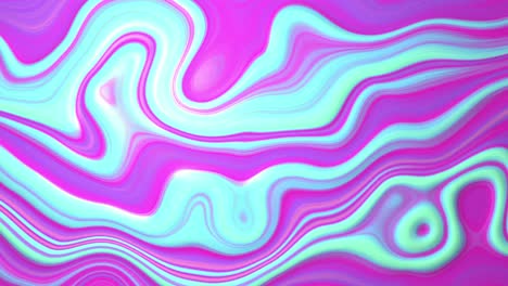 animación de formas sobre un fondo rosa en movimiento.