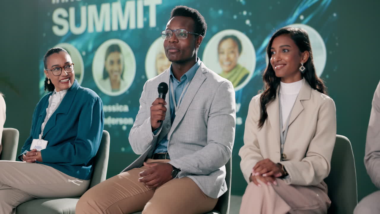 Business event panel discussion