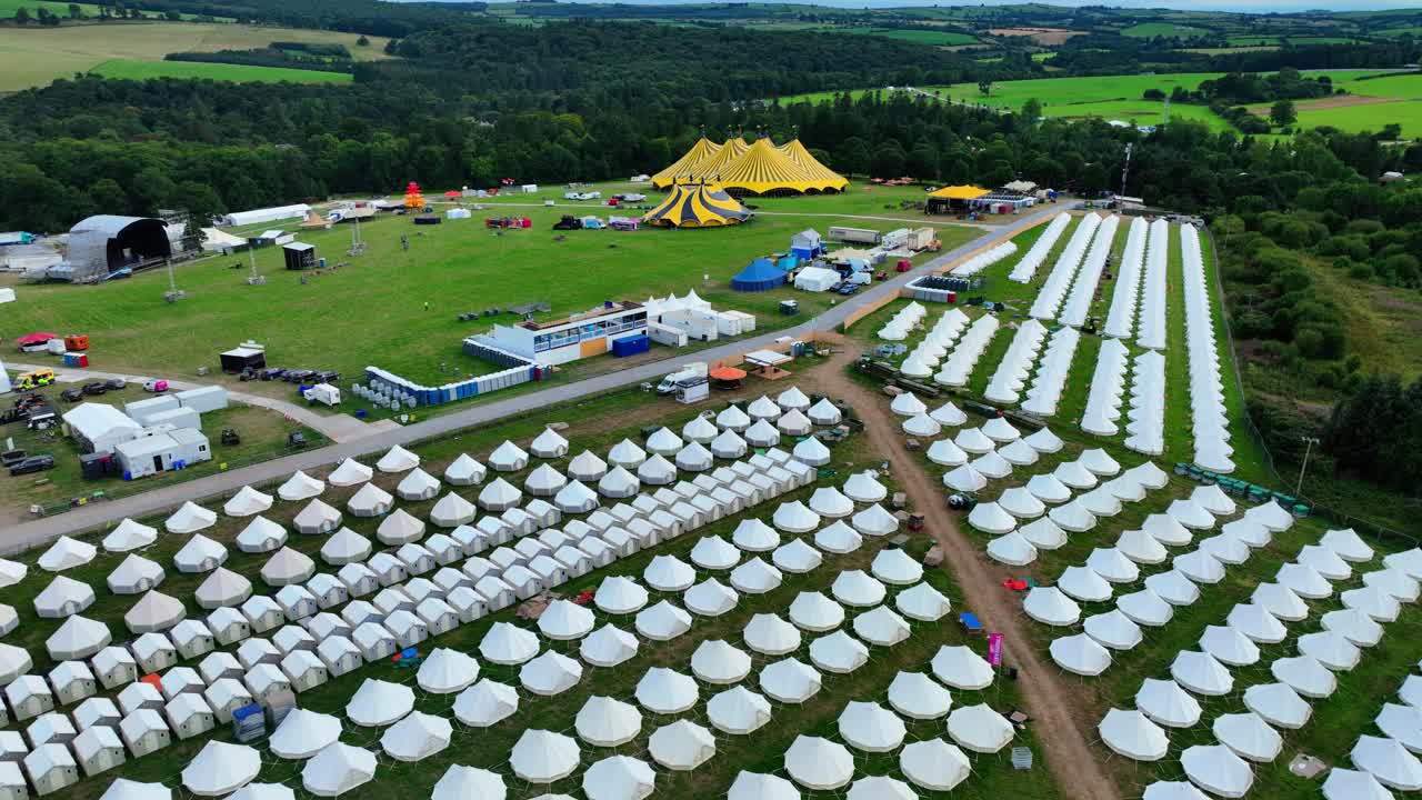 Ireland Epic Locations tented accommodation on site Curraghmore Estate Waterford summer festivals