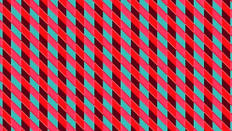 animación compuesta por rayas de colores intersectadas.