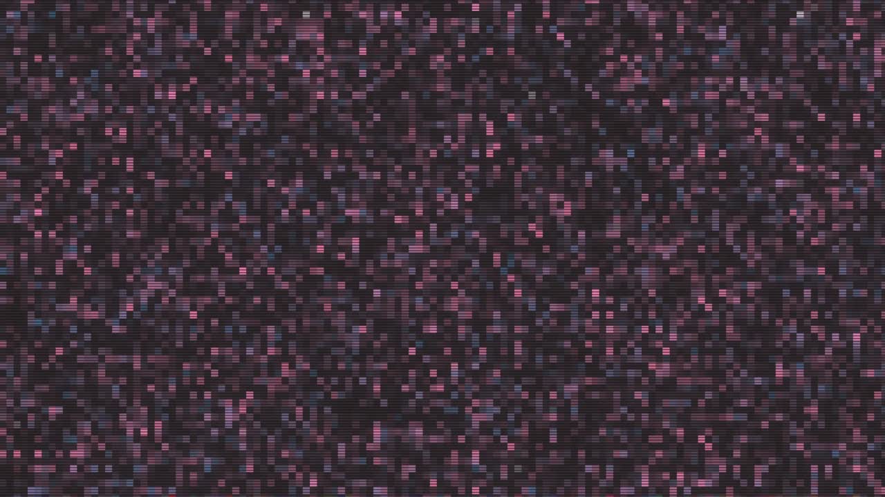 Unique Design Abstract Digital Animation Pixel Noise Glitch Error Video Damage