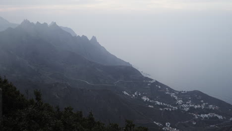 Fuzzy-overcast-Anaga-national-park-Tenerife-islands-Spain
