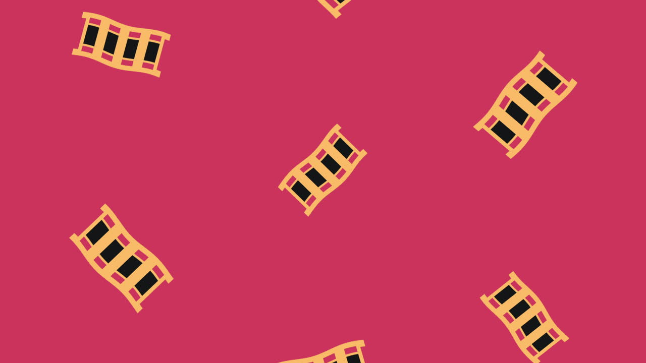 반복되는 필름 스트립 패턴