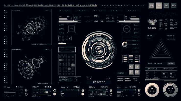 Futuristic interface | HUD | Digital screen