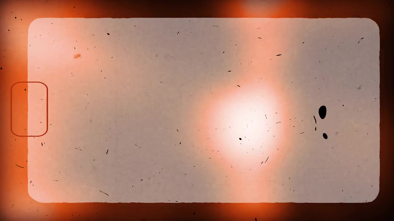Sovrapposizione di cornice di pellicola vintage con perdite di luce e polvere