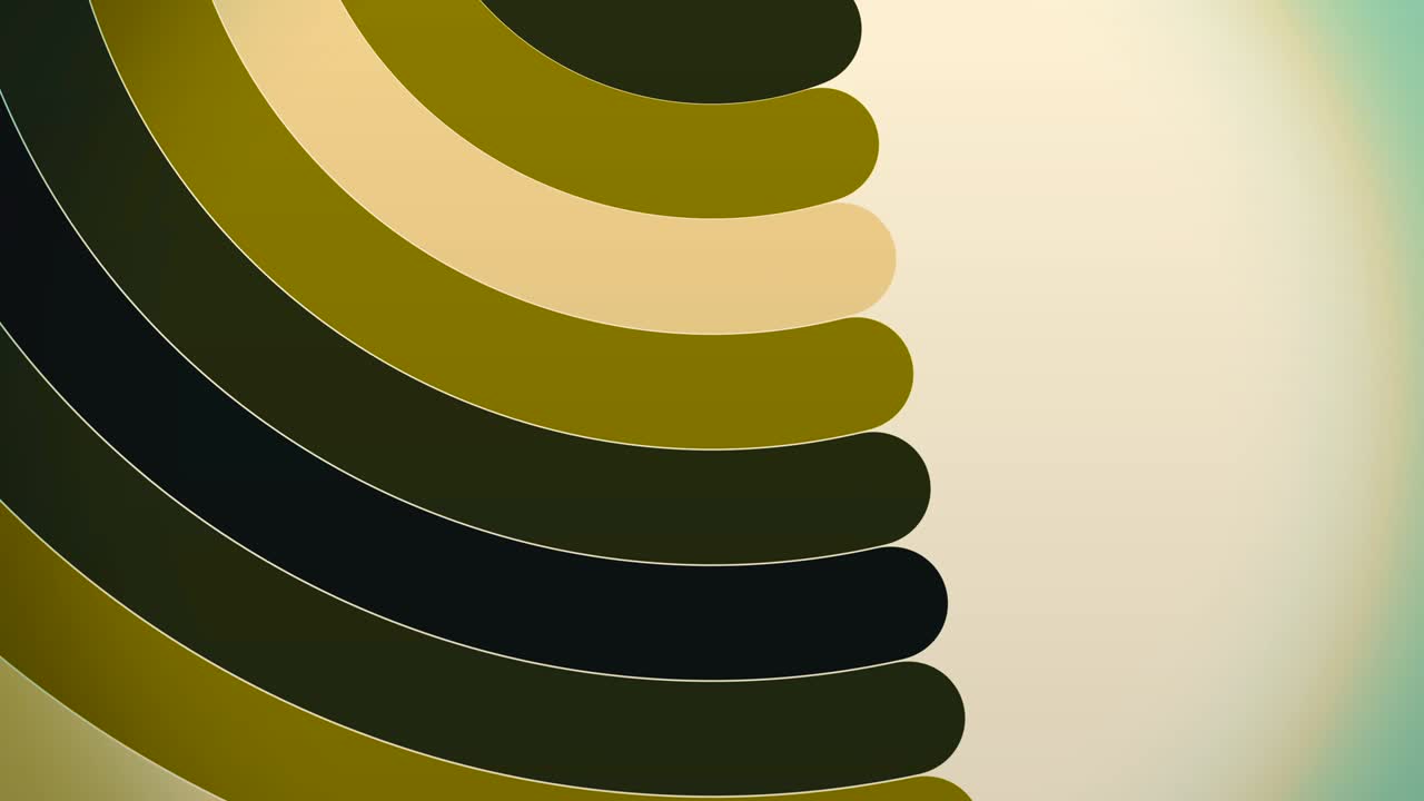 Colorful paint curves spinning with a spectrum of vibrant colors, seamless loop