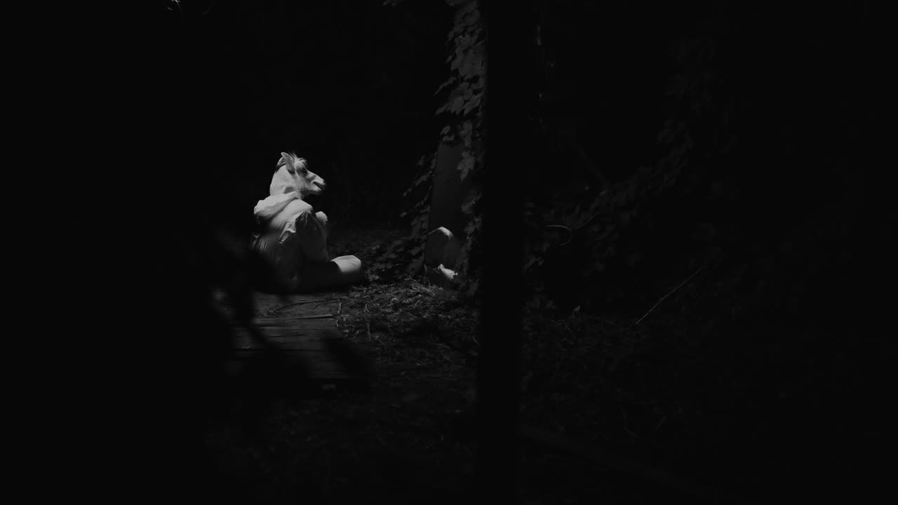 Night Scene with Animal Silhouette