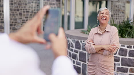 Phone,-photography-and-arms-crossed-by-senior