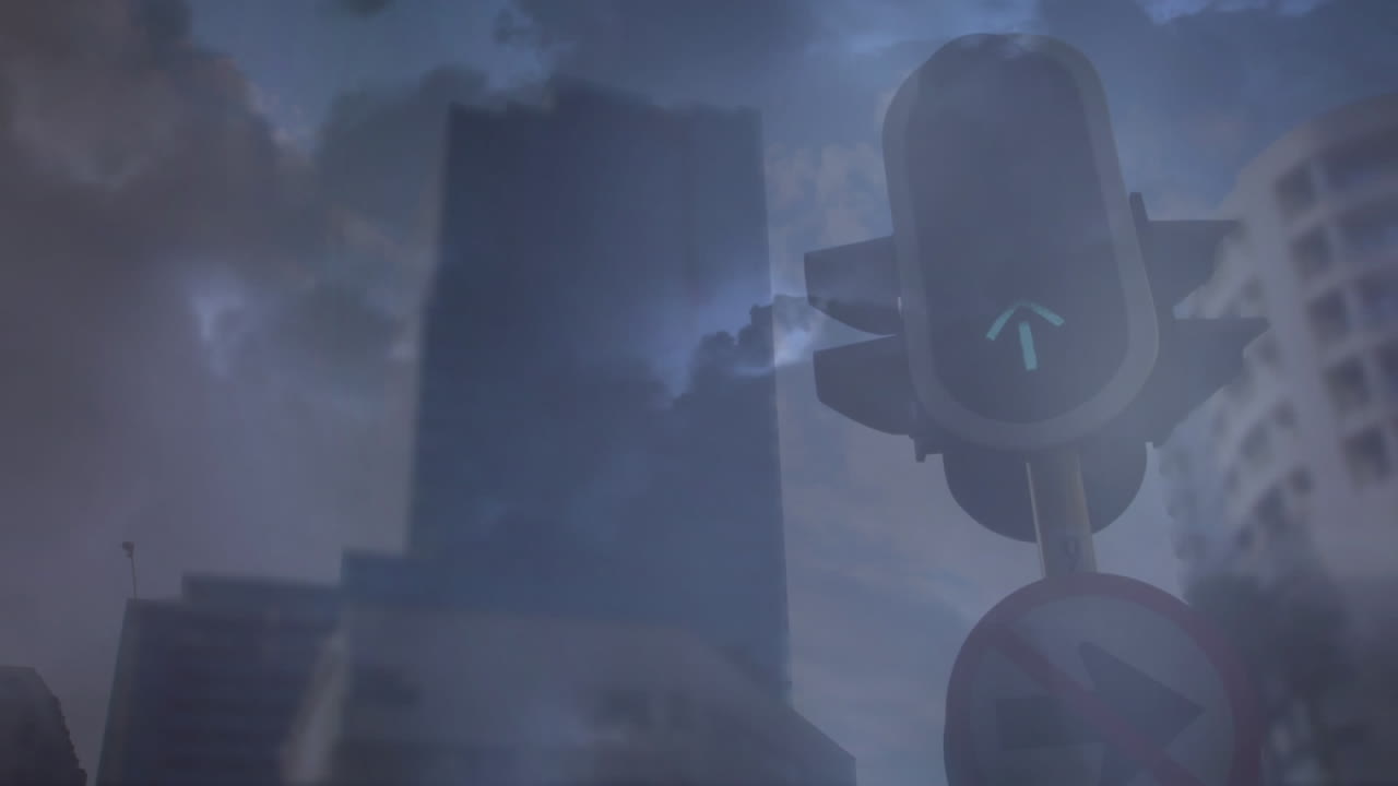 semáforos de la ciudad