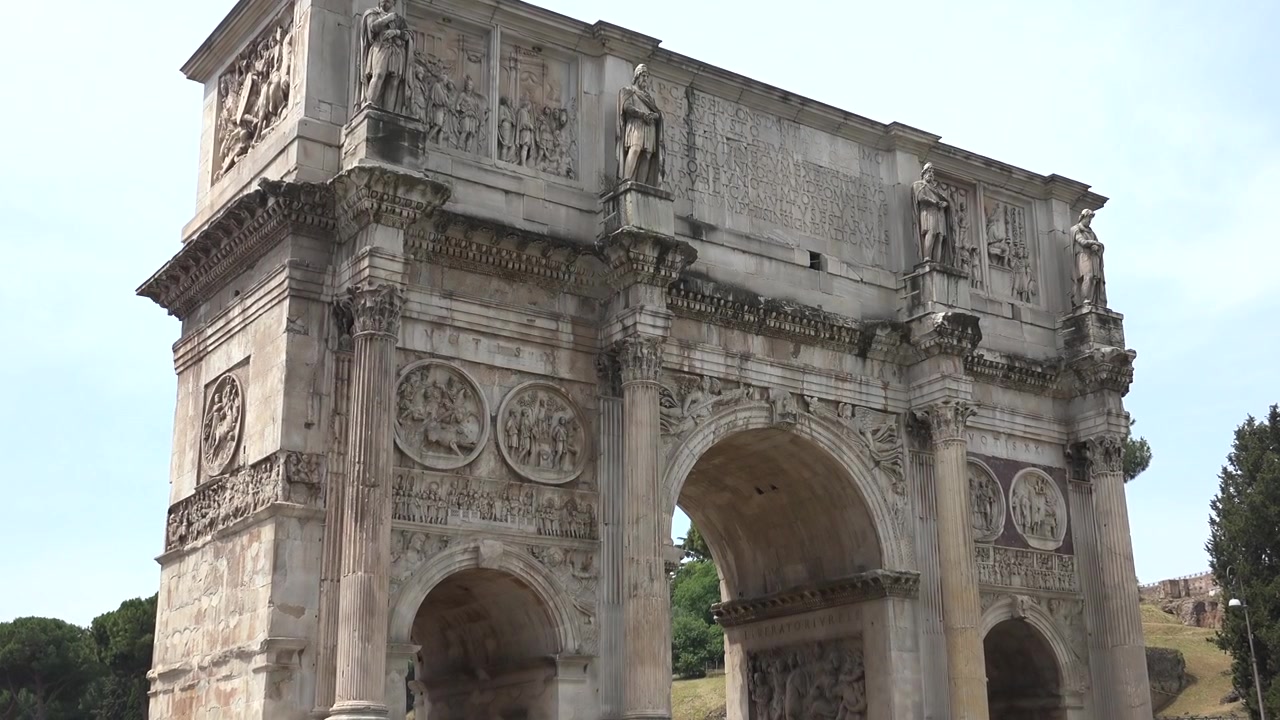 L'Arc de Constantin à Rome