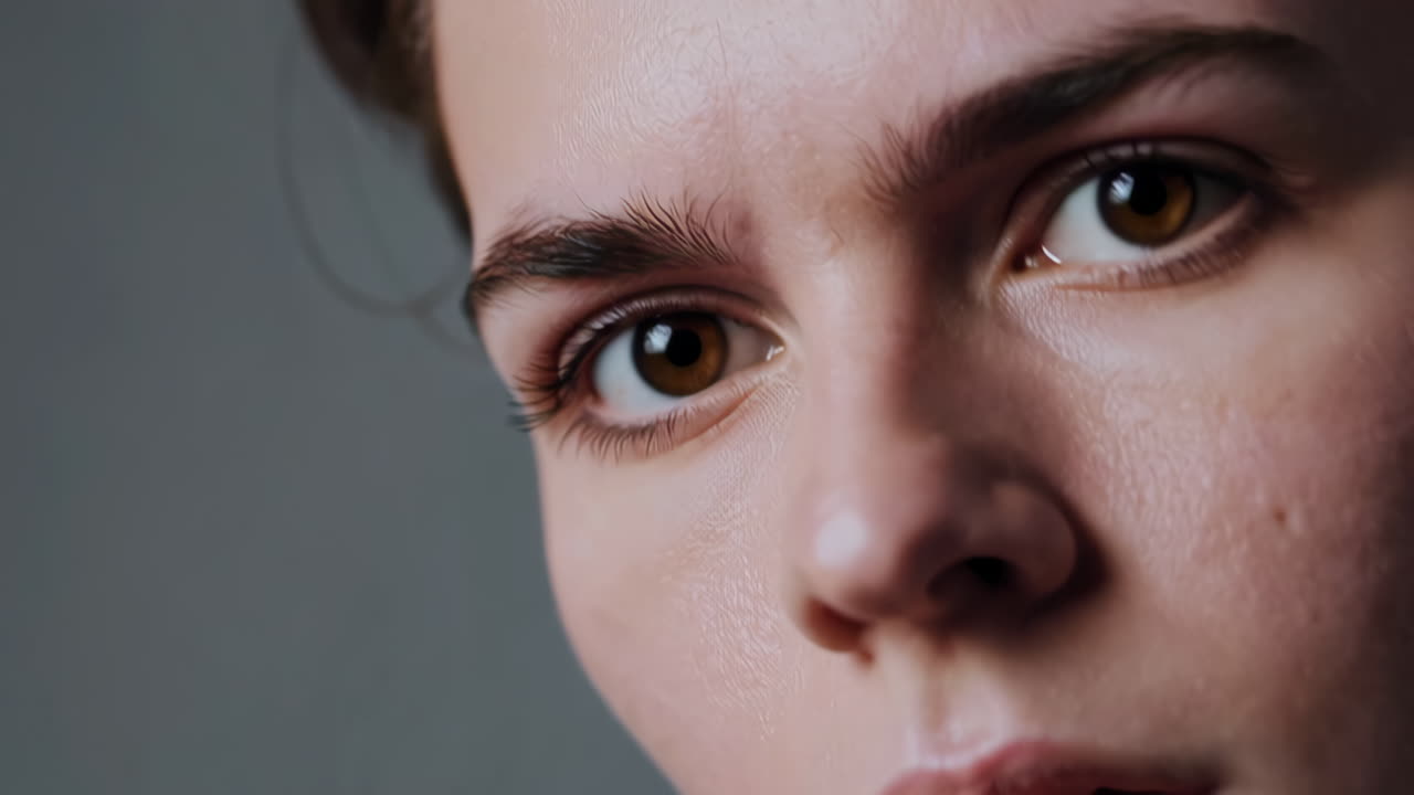 retrato en primer plano de una mujer