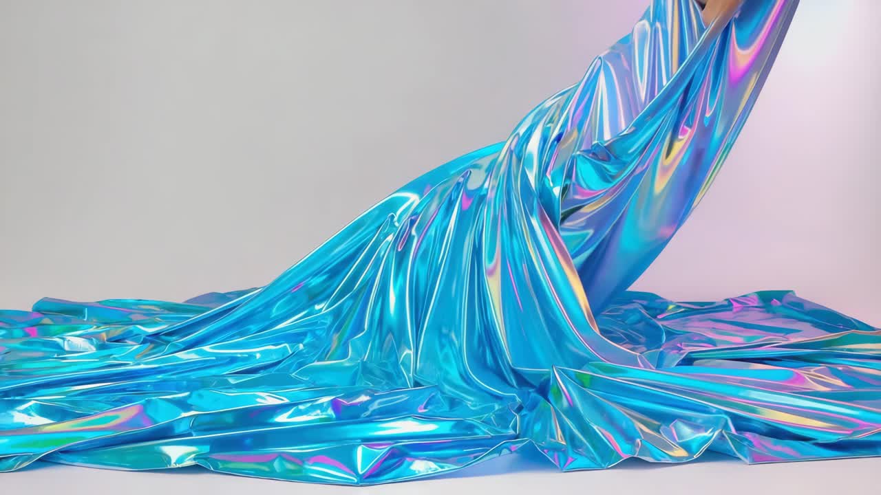 Holographic Iridescent Fabric
