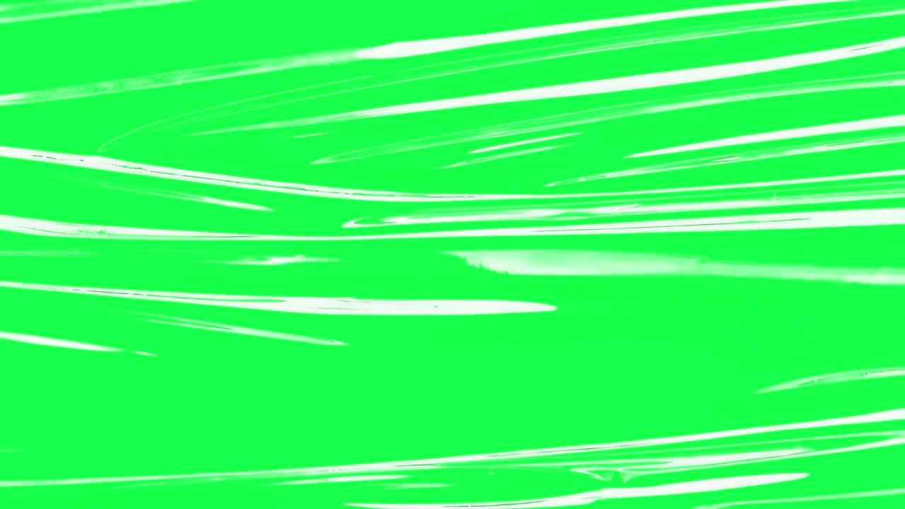 Vibrant abstract streaks animation, transparent 4K video, green screen