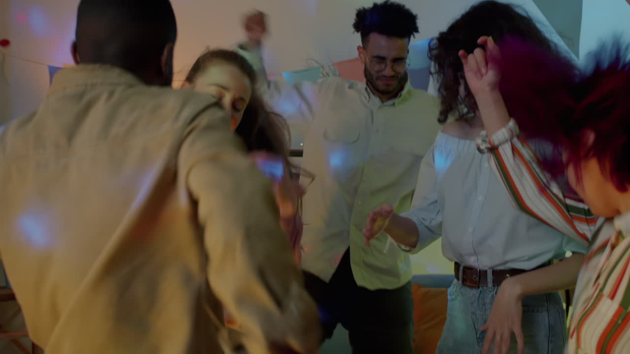 Friends Having Fun at a Party